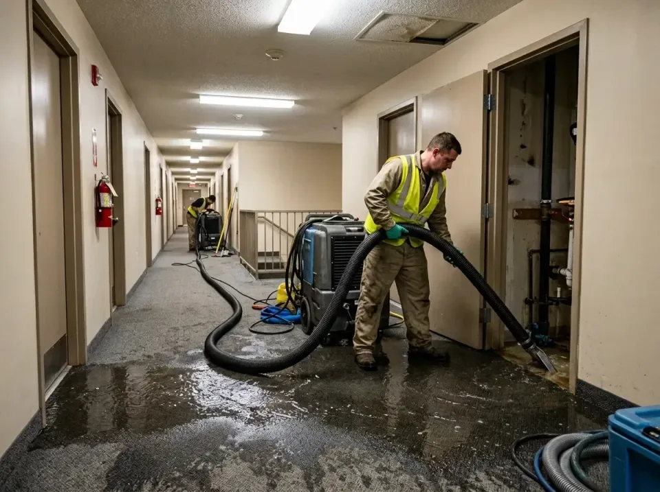 multi-unit-apartment-hallway-f-005 — frequently asked questions, Emergency Burst Pipe Water Extraction & Removal in Priest R…